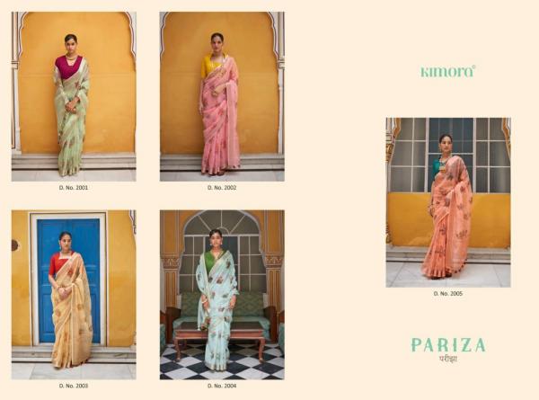 Kimora Pariza Soft Tissue Silk Designer Saree Collection